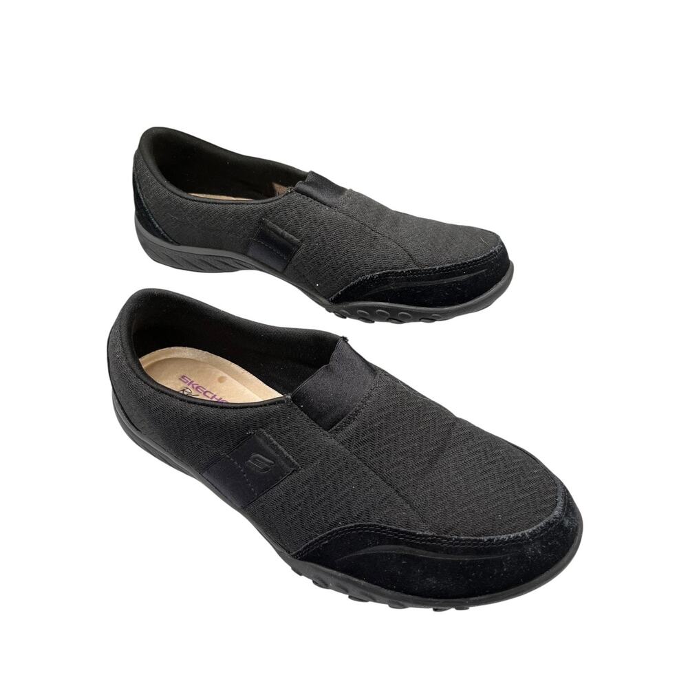 Skechers Relaxed Fit Memory Foam Walking Sneakers 8 Leather/Textile